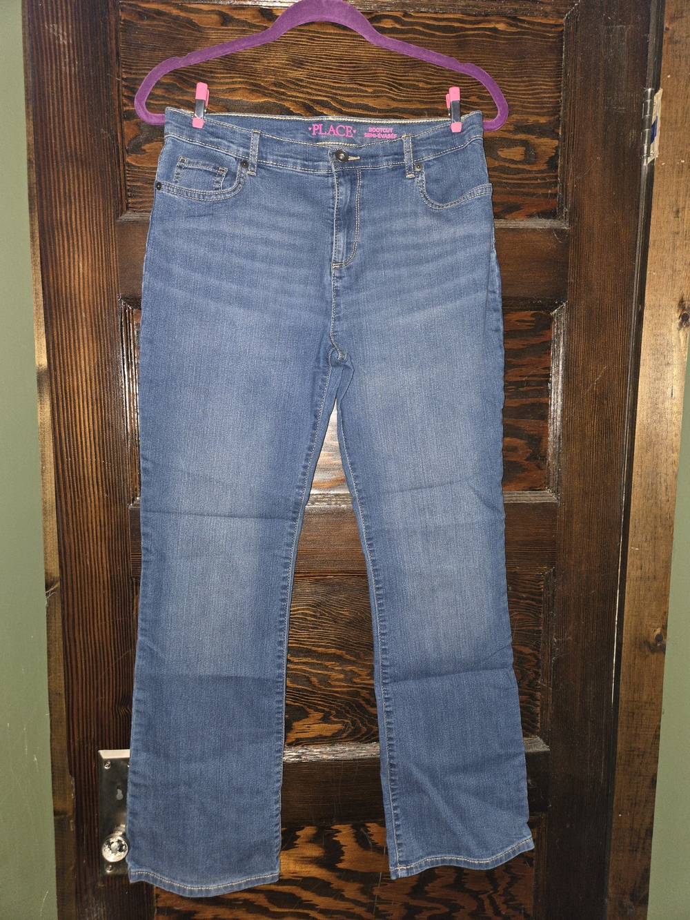Place Girl's Medium Blue Bootcut Jeans